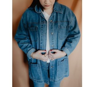 Oversized Vintage denim jacket